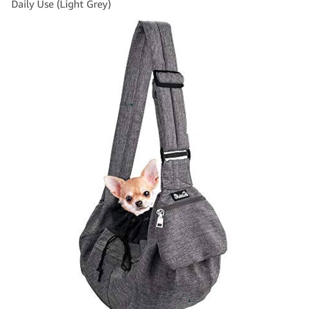 Gray Pet Sling Carrier
